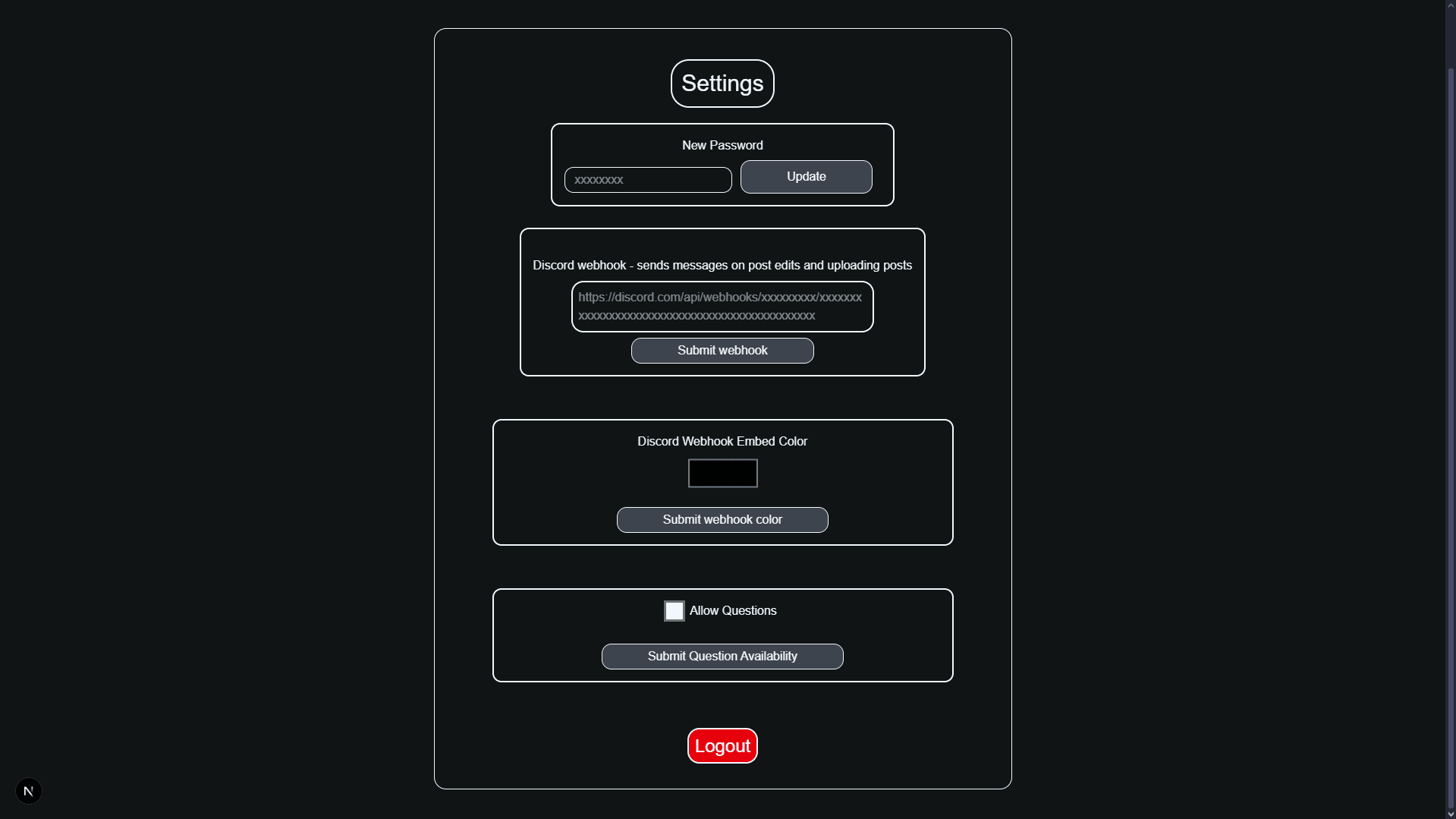edit page